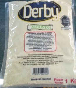 Mayonesa Derby Bolsa 1 kg