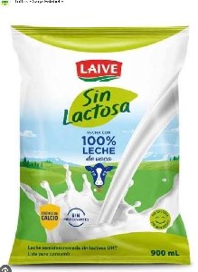 Leche Laive sin Lactosa 900 ml Bolsa