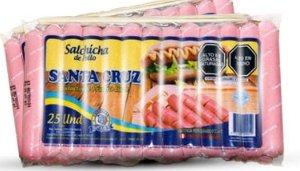 Salchicha Sta Cruz 25 uni
