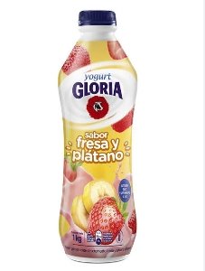 Yogurt Fresa con Platano 1 lt